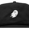 imageDALIX Ghost 5 Panel Snapback Cotton Baseball Cap Adjustable Hat MensBlack
