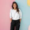 imageDALIX Ghost Embroidered Fleece Jogger Cuff Sweatpant Sweats Soft Warm Cute WomensBlack