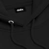 imageDALIX Heartly Ghost Embroidery Relaxed Hoodie Soft Fleece Sweatshirt Drawcord Fit Lounge WomensBlack
