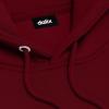 imageDALIX Heartly Ghost Embroidery Relaxed Hoodie Soft Fleece Sweatshirt Drawcord Fit Lounge WomensBurgundy