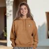 imageDALIX Heartly Ghost Embroidery Washed Sweatshirt Hoodie Fleece Relaxed Fit Lounge WomensCamel