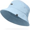 imageDALIX Lil Coffee Embroidered Cotton Summer Food Outdoor Bucket Hat WomensForever Blue
