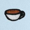 imageDALIX Lil Coffee Embroidered Cotton Summer Food Outdoor Bucket Hat WomensForever Blue