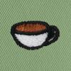 imageDALIX Lil Coffee Embroidered Cotton Summer Food Outdoor Bucket Hat WomensTurf Green