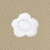 imageDALIX Lil Flower Embroidered Cotton Cap Outdoor Bucket Hat WomensSesame Beige