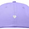imageDALIX Lil Heart Embroidered Cotton Summer Outdoor Baseball Cap Dad Hat WomensLavender
