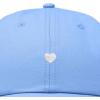imageDALIX Lil Heart Embroidered Cotton Summer Outdoor Baseball Cap Dad Hat WomensLight Blue