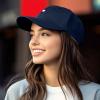 imageDALIX Lil Heart Embroidered Cotton Summer Outdoor Baseball Cap Dad Hat WomensNavy Blue