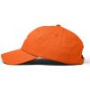 imageDALIX Lil Heart Embroidered Cotton Summer Outdoor Baseball Cap Dad Hat WomensOrange