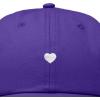 imageDALIX Lil Heart Embroidered Cotton Summer Outdoor Baseball Cap Dad Hat WomensPurple