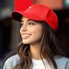 imageDALIX Lil Heart Embroidered Cotton Summer Outdoor Baseball Cap Dad Hat WomensRed
