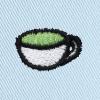 imageDALIX Lil Matcha Embroidered Cotton Summer Food Outdoor Bucket Hat WomensForever Blue
