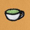 imageDALIX Lil Matcha Embroidered Cotton Summer Food Outdoor Bucket Hat WomensGolden Cream