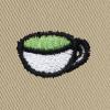 imageDALIX Lil Matcha Embroidered Cotton Summer Food Outdoor Bucket Hat WomensSesame Beige