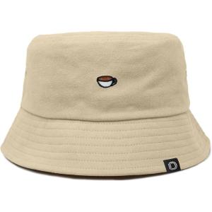 imageDALIX Lil Coffee Embroidered Cotton Summer Food Outdoor Bucket Hat WomensSesame Beige
