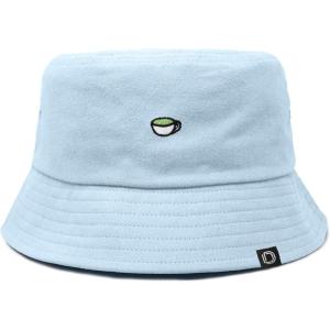 imageDALIX Lil Matcha Embroidered Cotton Summer Food Outdoor Bucket Hat WomensForever Blue