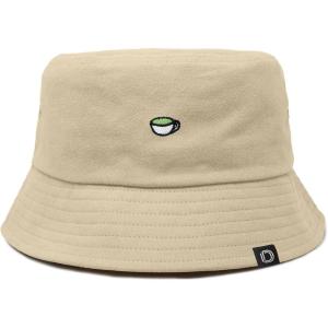 imageDALIX Lil Matcha Embroidered Cotton Summer Food Outdoor Bucket Hat WomensSesame Beige