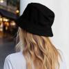 imageDALIX Lil Cloud Embroidered Cotton Cap Outdoor Bucket Hat WomensBlack