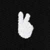 imageDALIX Lil Peace Sign Cotton Embroidered Cotton Cap Outdoor Bucket Hat WomensBlack