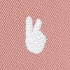 imageDALIX Lil Peace Sign Cotton Embroidered Cotton Cap Outdoor Bucket Hat WomensPeach Melba