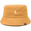 imageDALIX Lil Peace Sign Cotton Embroidered Cotton Cap Outdoor Bucket Hat WomensGolden Cream