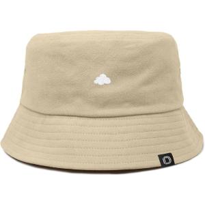 imageDALIX Lil Cloud Embroidered Cotton Cap Outdoor Bucket Hat WomensSesame Beige