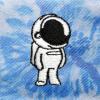 imageDALIX Astronaut Tie Dye Bucket Hat Cotton Embroidery Casual Outdoor Style MensTie Dye Blue