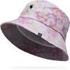 imageDALIX Astronaut Tie Dye Bucket Hat Cotton Embroidery Casual Outdoor Style MensTie Dye Pink