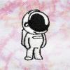 imageDALIX Astronaut Tie Dye Bucket Hat Cotton Embroidery Casual Outdoor Style MensTie Dye Pink