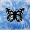 imageDALIX Butterfly Tie Dye Bucket Hat Cotton Embroidery Casual Outdoor Style WomensTie Dye Blue