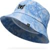 imageDALIX Butterfly Tie Dye Bucket Hat Cotton Embroidery Casual Outdoor Style WomensTie Dye Blue