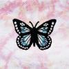 imageDALIX Butterfly Tie Dye Bucket Hat Cotton Embroidery Casual Outdoor Style WomensTie Dye Pink