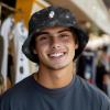 imageDALIX Ghost Tie Dye Bucket Hat Cotton Embroidery Casual Outdoor Style MensTie Dye Black
