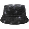 imageDALIX Ghost Tie Dye Bucket Hat Cotton Embroidery Casual Outdoor Style MensTie Dye Black