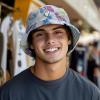 imageDALIX Ghost Tie Dye Bucket Hat Cotton Embroidery Casual Outdoor Style MensTie Dye Green