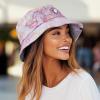 imageDALIX Heartly Ghost Tie Dye Bucket Hat Cotton Embroidery Casual Outdoor Style WomensTie Dye Pink