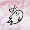 imageDALIX Heartly Ghost Tie Dye Bucket Hat Cotton Embroidery Casual Outdoor Style WomensTie Dye Pink