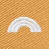 imageDALIX Lil Rainbow Embroidered Cotton Cap Outdoor Bucket Hat WomensGolden Cream