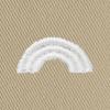 imageDALIX Lil Rainbow Embroidered Cotton Cap Outdoor Bucket Hat WomensSesame Beige