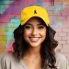 imageDALIX Sasquatch Embroidered Cap Cotton Baseball Summer Cool Dad Hat MensGold