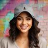 imageDALIX Sasquatch Embroidered Cap Cotton Baseball Summer Cool Dad Hat MensGray