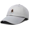 imageDALIX Sasquatch Embroidered Cap Cotton Baseball Summer Cool Dad Hat MensGray