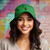 imageDALIX Sasquatch Embroidered Cap Cotton Baseball Summer Cool Dad Hat MensKelly Green