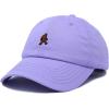 imageDALIX Sasquatch Embroidered Cap Cotton Baseball Summer Cool Dad Hat MensLavender