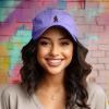 imageDALIX Sasquatch Embroidered Cap Cotton Baseball Summer Cool Dad Hat MensLavender