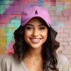 imageDALIX Sasquatch Embroidered Cap Cotton Baseball Summer Cool Dad Hat MensLight Pink