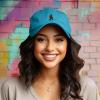 imageDALIX Sasquatch Embroidered Cap Cotton Baseball Summer Cool Dad Hat MensTeal