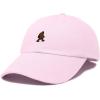 imageDALIX Sasquatch Embroidered Cap Cotton Baseball Summer Cool Dad Hat MensWashed Pink