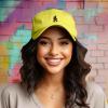 imageDALIX Sasquatch Embroidered Cap Cotton Baseball Summer Cool Dad Hat MensYellow