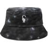imageDALIX Astronaut Tie Dye Bucket Hat Cotton Embroidery Casual Outdoor Style MensTie Dye Black